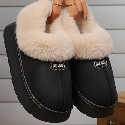 New Stylish Slippers for Autumn And Winter, Fashionable Indoor And Outdoor Fuzzy Slides for Couples