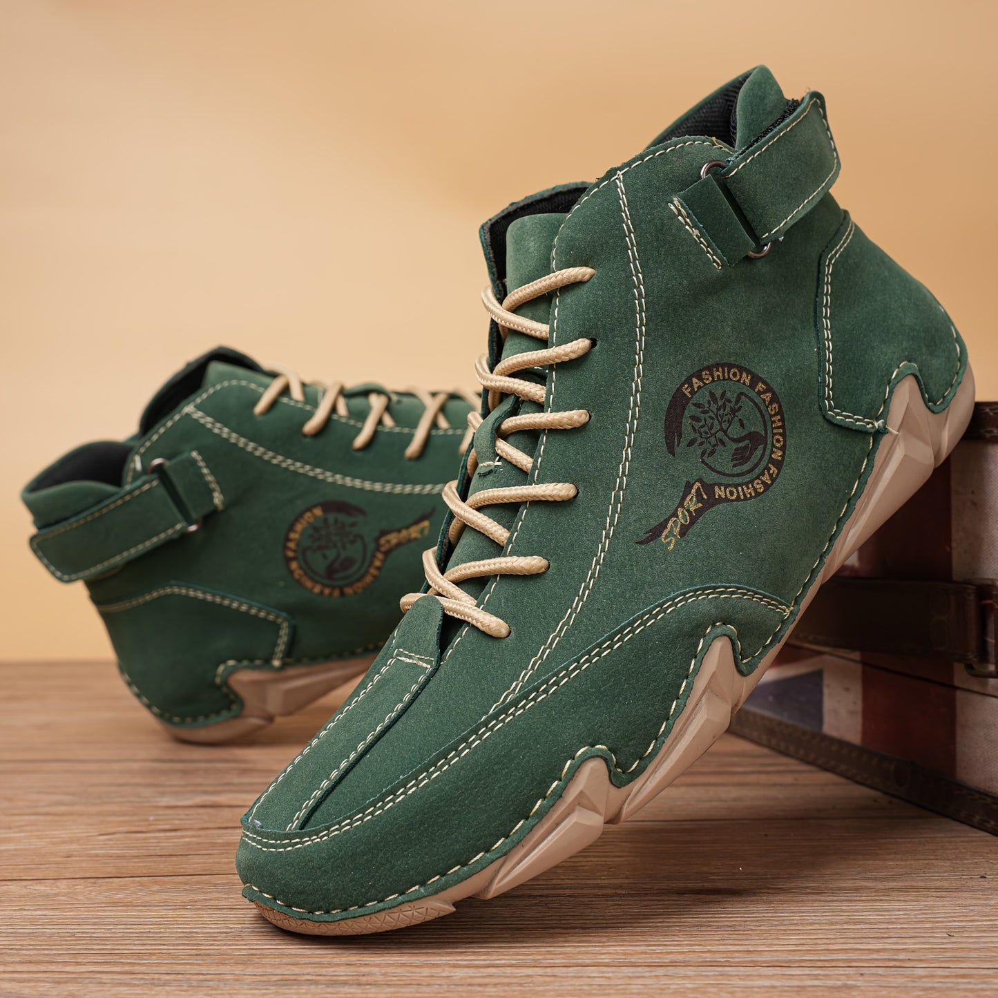 Men's Cross Border Large Boots Octopus Sole Business Medium High Bang Autumn and Winter New High End Fashion Trend British Leisure Mountaineering Shoes Snow Boots Warm Multi Color Optional Counter Durable and Anti Slip Personality