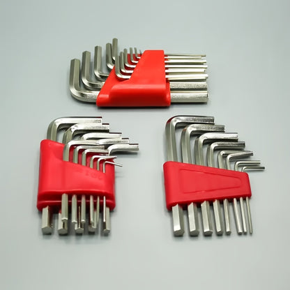 5-/8pcs Metric Hex Key Wrench Set, Metal Hex Key Screwdriver Tool, Suitable for Bike Rack and  Removal, Compact L-Shaped Hand Tool with 90° Right Angle Bend, Multiple Sizes 2mm-6mm