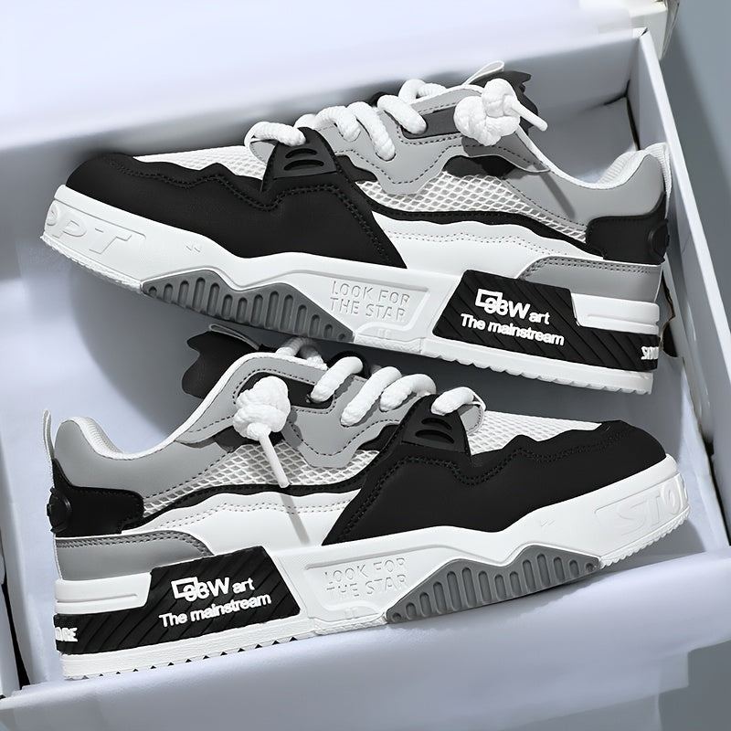 Breathable Casual Shoes, Stylish Sports Skate Shoes. Men'S Multifunctional Skateboarding Sneakers - Durable And Slip-Resistant Casual Footwear, Suitable for Outdoor Walking And Leisure Travel, Providing Comfort in All Seasons