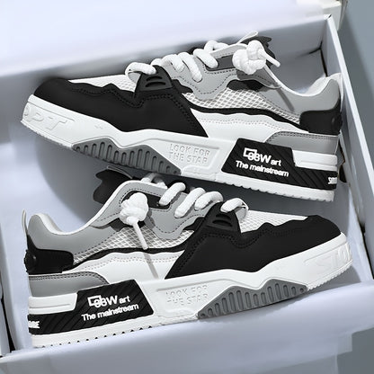 Breathable Casual Shoes, Stylish Sports Skate Shoes. Men'S Multifunctional Skateboarding Sneakers - Durable And Slip-Resistant Casual Footwear, Suitable for Outdoor Walking And Leisure Travel, Providing Comfort in All Seasons