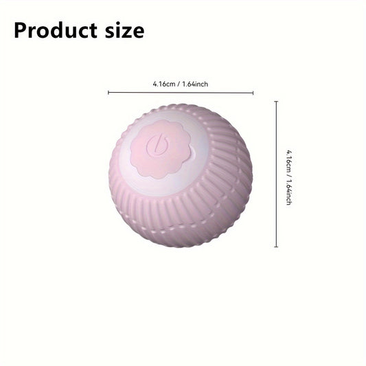 Smart Cat Toy for Self-Entertainment and Teasing, Cat Wand with Intelligent Rolling Ball, Automatic Interactive Cat Ball, Electric Cat Toy