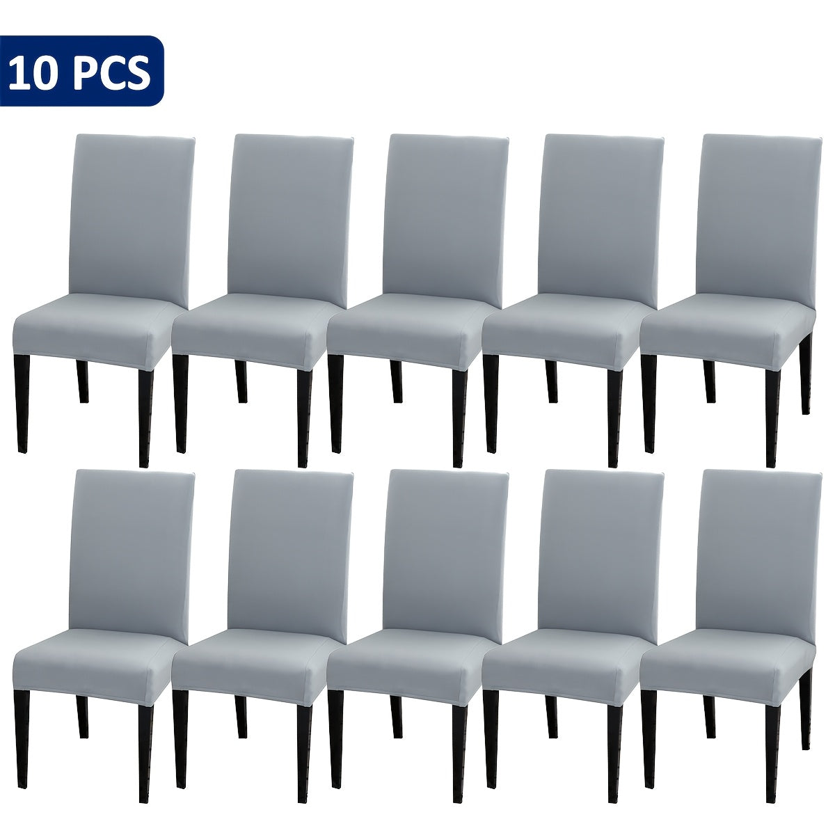 4-Piece/6-Piece/8-Piece/10-Piece/12-Piece S-Size Elastic Kitchen Chair Covers for Home Use