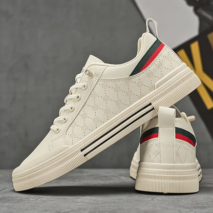 A Pair of Unisex Low-Top Sports & Casual Shoes | Comfortable Breathable PU Upper, Fabric Lining, Durable PUC Sole, Elastic Band Closure, Suitable for Camping, Fitness, Hiking, Versatile Use, Ideal Valentine'S Day Gift