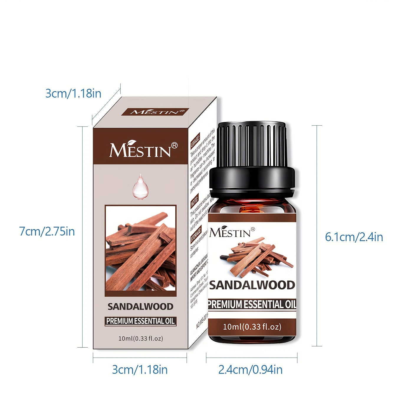 MESTIN Multi-Purpose Pure Essential Oil | Contains 21 Fragrances and Plant Ingredients, Suitable for Diffusers, Humidifiers, Air Purifiers, Candle Making - Rose/Lavender/Jasmine/Lemon, etc