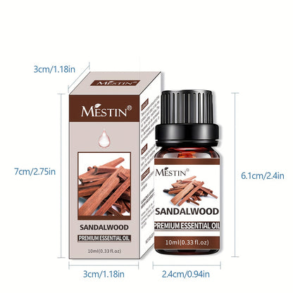 MESTIN Multi-Purpose Pure Essential Oil | Contains 21 Fragrances and Plant Ingredients, Suitable for Diffusers, Humidifiers, Air Purifiers, Candle Making - Rose/Lavender/Jasmine/Lemon, etc