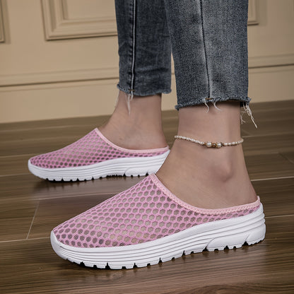 Lightweight Breathable Summer Slip-On Casual Shoes with a Closed Toe Design for Easy Wear., Women Shoes, Sneakers