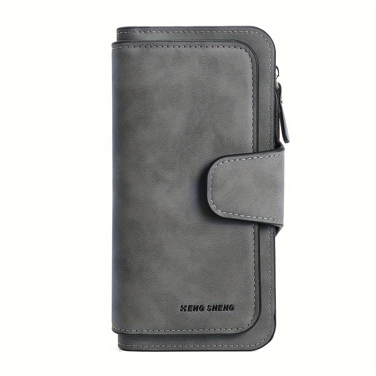 Multi Card Slots Retro Minimalist Short Wallet, Solid Color Clutch Credit Card Case