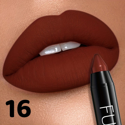 [Long-Lasting Lipstick] Highly Pigmented, Long-Lasting Lipstick | Lip Plumper, Lip Oil, Lip Tint, Moisturizing Lip Balm, Waterproof Lip Plumping Gloss