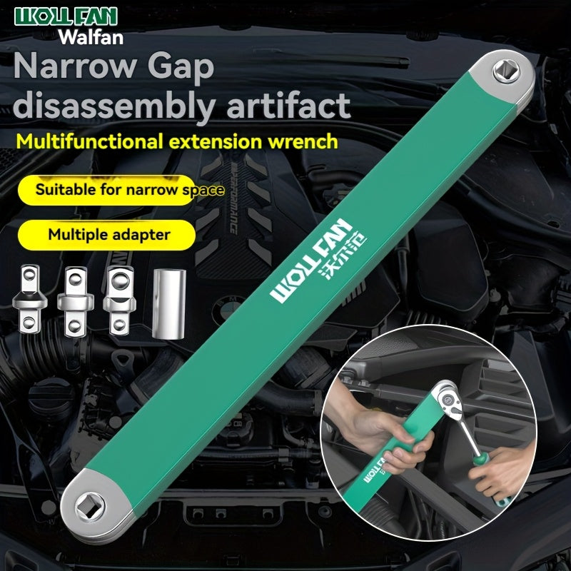 New Multifunctional Extended Ratchet Wrench/Dual-Purpose Quick Socket Universal Extension Set/All-In-One
