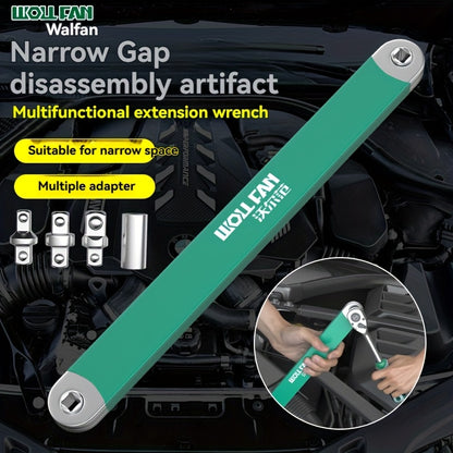 New Multifunctional Extended Ratchet Wrench/Dual-Purpose Quick Socket Universal Extension Set/All-In-One