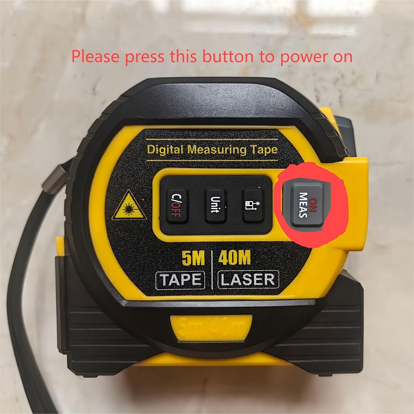 MIGPRC High Precision Laser Rangefinder Steel Tape Measure