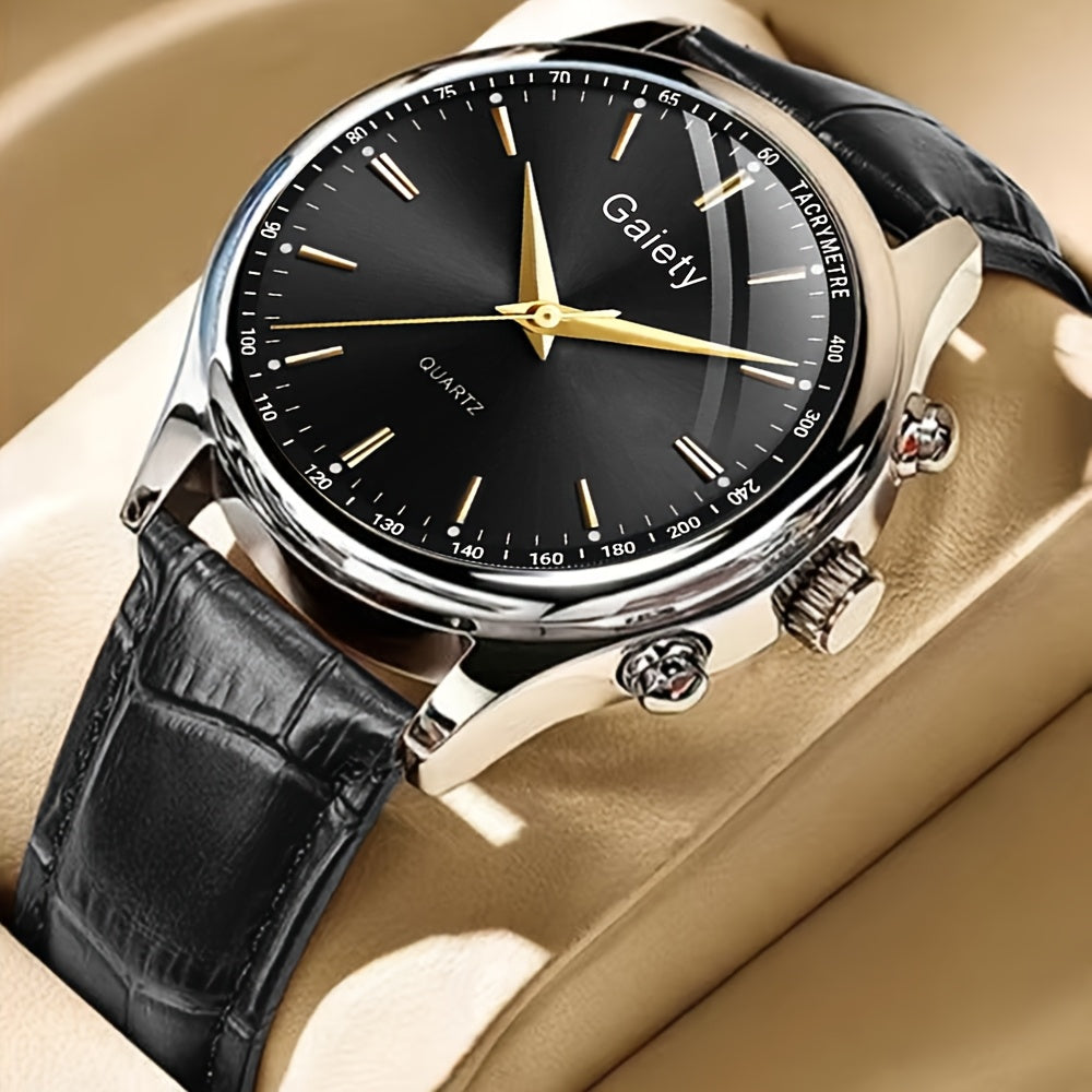 GAIETY Men's Premium Stylish Belt Luxury Quartz Watch, for Business Students and Sports