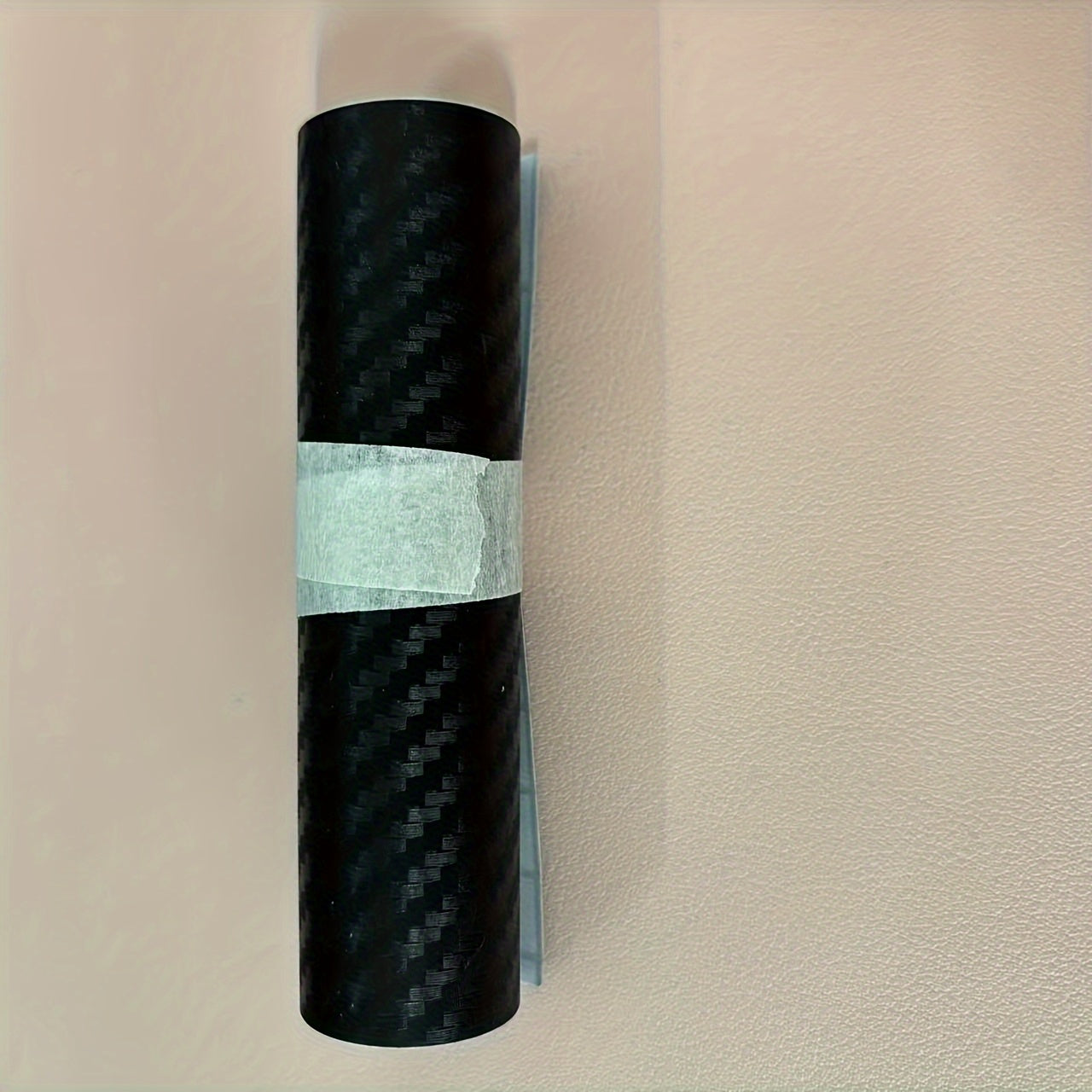 1 Roll of 3D Nano Carbon Fiber Door Anti-Collision Strip, Waterproof And Scratch-Resistant PVC Adhesive, Universal Fit Anti-Collision Film, Black Color, Vehicle Door Protection, Smooth Design, Durable Protection, Door Protection Strip