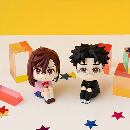 Creative Anime Figure, Cute Cartoon Action Figure Collectible Statue Model Doll, Exquisite Scene Ornaments, Ideal Gifts for Anime Fans, Anime Model Decoration, Car Accessories