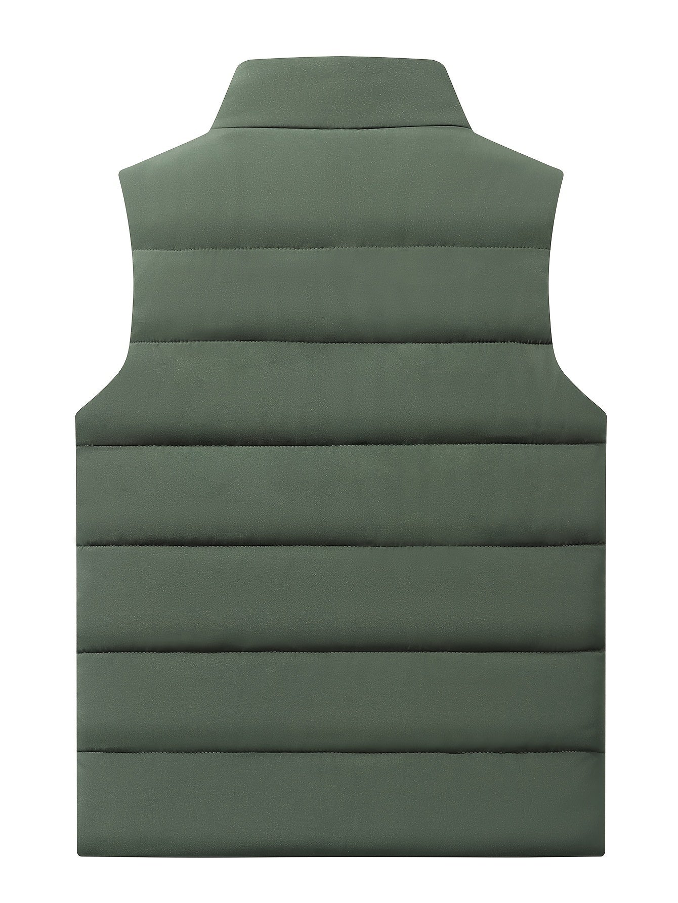 Lightweight Men's Winter Vest, Sleeveless Quilted Gilet Jacket with Warm Zip Up Padding