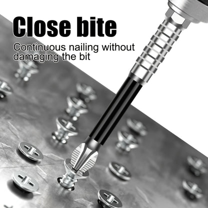 High Hardness Metal JGZUI S2 Strong Magnetic Precision Screwdriver Bits - Non-Slip Cross Torx, No Battery Required, Magnetic Tip for Electric Drills