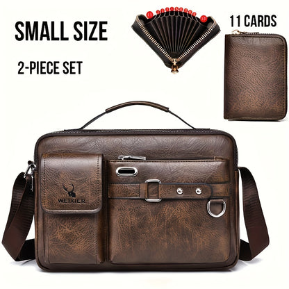 Men's Single-Shoulder Bag, Crossbody Bag, Business Messenger Bag, Shoulder Bag, Handbag, Casual Bag for Men