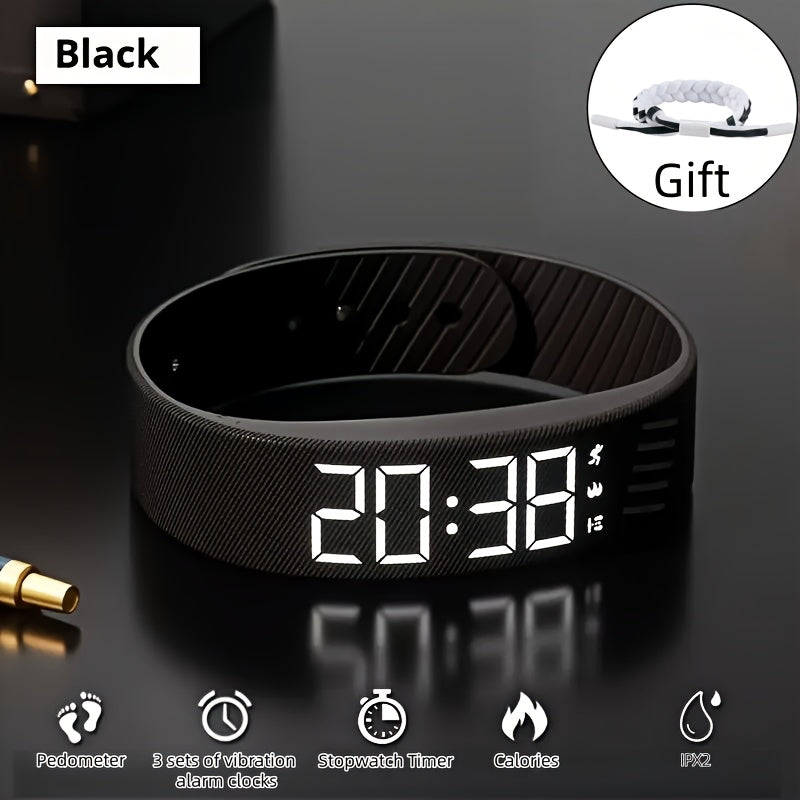 2025 New Multi-Functional Minimalist and Stylish Unisex Digital Watch with Alarm, Pedometer, Stopwatch, Luminous Display. A Fashionable Sports Multi-Function Wristwatch for Students, Comfortable to Wear Without Feeling. Perfect Holiday Gift for Any