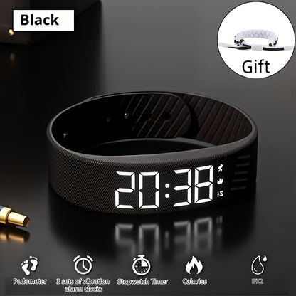 2025 New Multi-Functional Minimalist and Stylish Unisex Digital Watch with Alarm, Pedometer, Stopwatch, Luminous Display. A Fashionable Sports Multi-Function Wristwatch for Students, Comfortable to Wear Without Feeling. Perfect Holiday Gift for Any