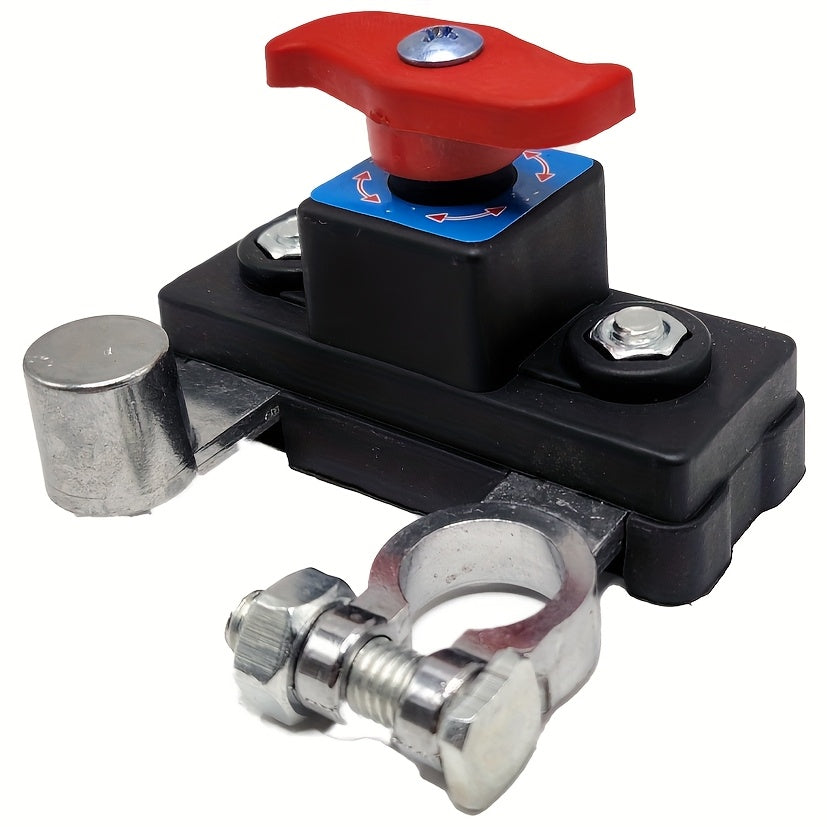 Battery Main Disconnect Switch - Main Pure Aluminum Negative Disconnect Switch, 12-24V, Advanced Disconnect Switch for Efficient Battery Management