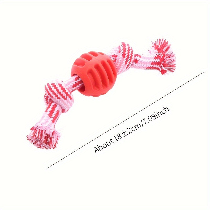 Interactive Dog Chew Toy - Keep Your Pet Entertained and Active with this 1pc Knot Toy!
