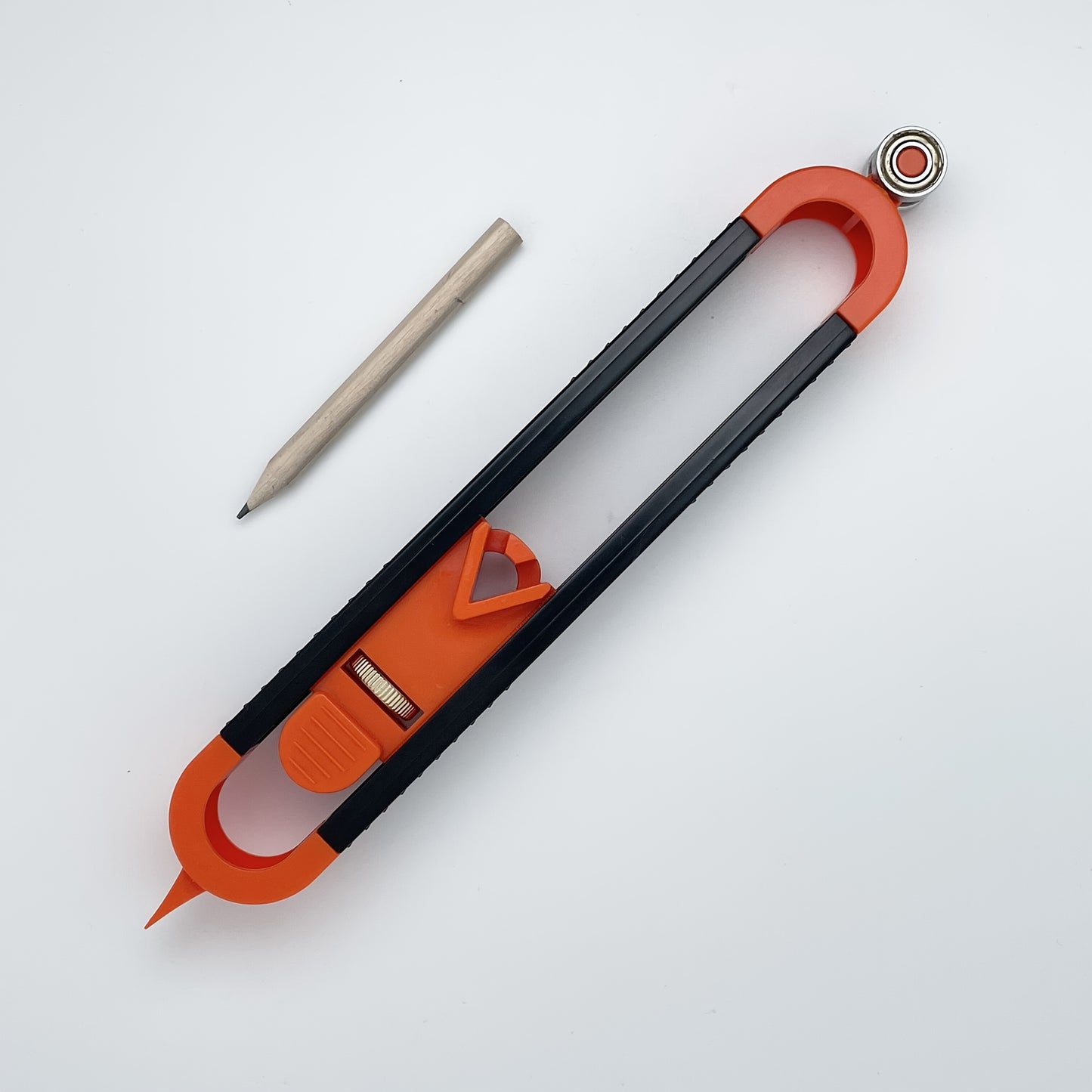 Accurate Adjustable Profile Scribing Ruler - Woodworking Measurement Tool Set with Lock & Irregularity Radian