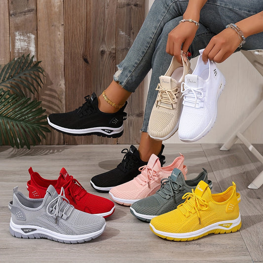 Plus-size Women's 2026 Spring/summer Mesh Casual Sneakers, Comfortable Lightweight Breathable Outdoor Running Shoes, Travel Vacation Camping Leisure Shoes, Women Shoes