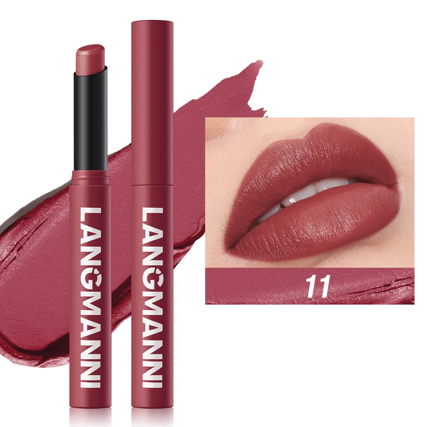 [New Potential Product]Matte Lipstick, Easy-To-Apply Lip Crayon, Long-Lasting Moisturizing Lip Balm, Naturally And Nourishing Lipstick