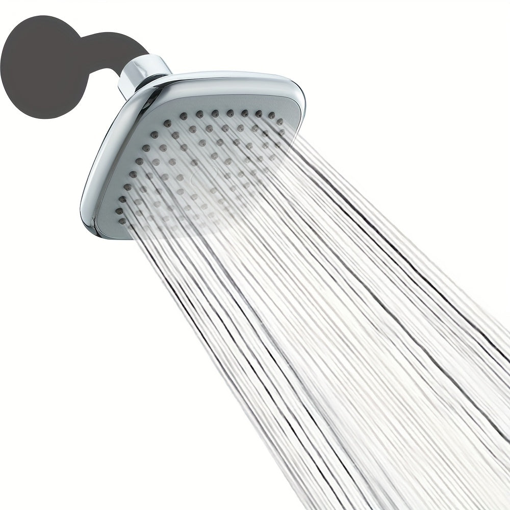High Pressure Shower Head - Powerful Deluxe Bathroom Showerhead with Strong Spray Stream and Small Nozzles | Universal Fit, Wall and Hanging Mount, Polished Finish, Plastic Material - For Shower Use Only