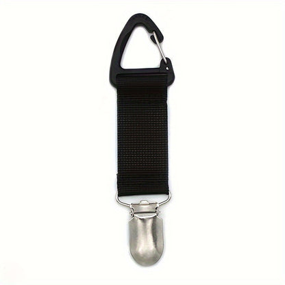 Ultra-Lightweight Travel Hat Clip - Conveniently Hangs on Bag, Securely Holds Hats - Portable, Essential Accessories for Handbags, Backpacks, Luggage