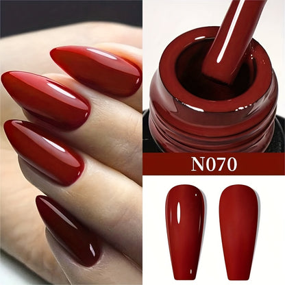 Plastic Bottle with 36 Colors - New Autumn And Winter Collection of Colorful Gel Nail Polish for LED, Popular And Durable Salon-Quality Nail Art