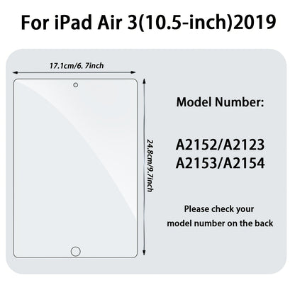 [2-Pack Ipad Protector] 2-Pack Ipad Tablet Screen Protector Tempered Glass for Ipad 11Th/10Th/9Th/8Th/7Th/6Th/5Th/Air 7/Air 6/Air5/Air 4/Air 3/Mini 7/Mini 6/Mini 5/Mini 4 (2018/2020/2019/2020/2022/2023/2024/2025) Pro/Air (7.9/8.3/9.7/10.2/10.5/10.9/11) In