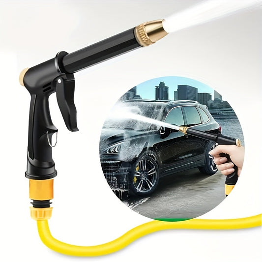 1pc of Portable High-Pressure Water Hose Nozzle Spray, Adjustable for Garden Use, Suitable for Washing And Cleaning Pets, Without Battery