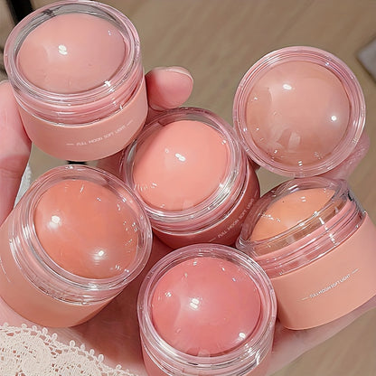 6 Color Blush Ball Peach Pink Blush Matte Mist Instant Makeup for Any Crowd to Enhance the Complexion and Make the Skin Look Flawless