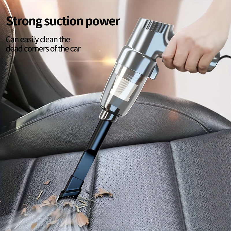 OUDEMU Car Vacuum Cleaner - Powerful 3Kpa Suction, Corded (3M), Lightweight Handheld Car Vacuum Cleaner, Single-Point Exhaust, Suitable for Cars, Trucks, Home - Lightweight And Portable, Without Battery