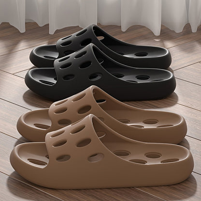 2024 New EVA Bathroom Leak-Proof Slippers for Indoor Use, Quick-Drying, Non-Slip, And Odor-Free Shower