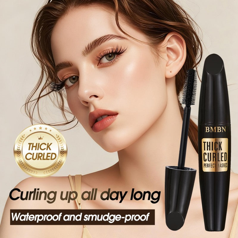 4D Waterproof Mascara That Thickens And Lengthens Lashes, Providing Curl And Volume, Perfect for a Eye Makeup Look