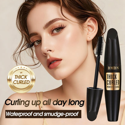 4D Waterproof Mascara That Thickens And Lengthens Lashes, Providing Curl And Volume, Perfect for a Eye Makeup Look
