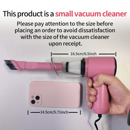 12V Car Vacuum Cleaner with Cord/Handheld Powerful Mini Car Vacuum/Compact Handheld Dust Remover/Perfect for Pet Hair and Cat Hair Removal