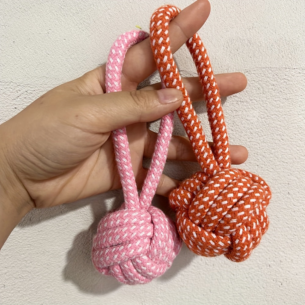 Pet Dog Toys for Small Medium Dogs Toy Interactive Rope Puppy Tug of War Toys Ball for Dogs Accessories Toothbrush Chew Puppy Toy 1pc Random Color