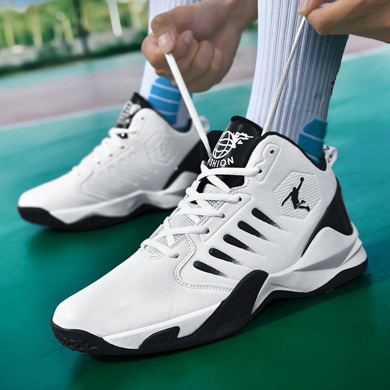 [Breathable | Comfortable] MINZHE YL | Breathable Comfortable Basketball Shoes | Non-Slip Durable Tennis, Road Running, Fitness Training Shoes | Mid-Top Design, All-Season, Unisex