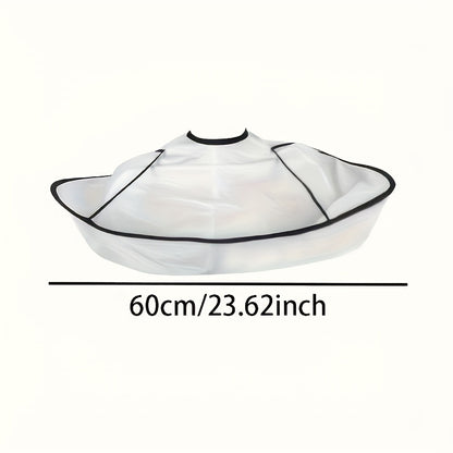 [Non-stick Barber Bib] 1pc Non-stick Barber Bib | Hair Clipping Cape Bib, Home Barber Apron Overalls Razor Hair Bib