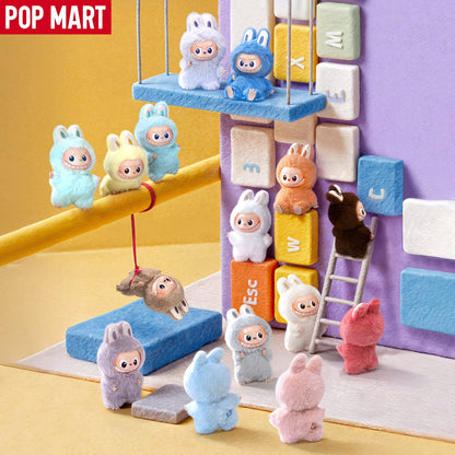 POP MART THE MONSTERS Pin for Love Series-Vinyl Plush Pendant (N-Z), Cute rabbit ear design + smooth plush texture, Multi-color children's keychains, A heartwarming surprise gift for birthdays/festivals, suitable for [100% Genuine Product Guarantee