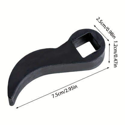 1pc Carbon Steel Adjustable Angle Bull Horn Pry Bar Adapter Head Tool for 1/2 Ratchet Open-End Wrench, Half Shaft Drive Shaft Disassembly Tool