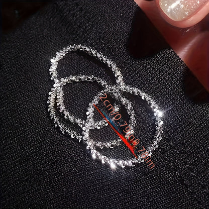 A Trendy Sparkling Ring with a Shimmering Quality