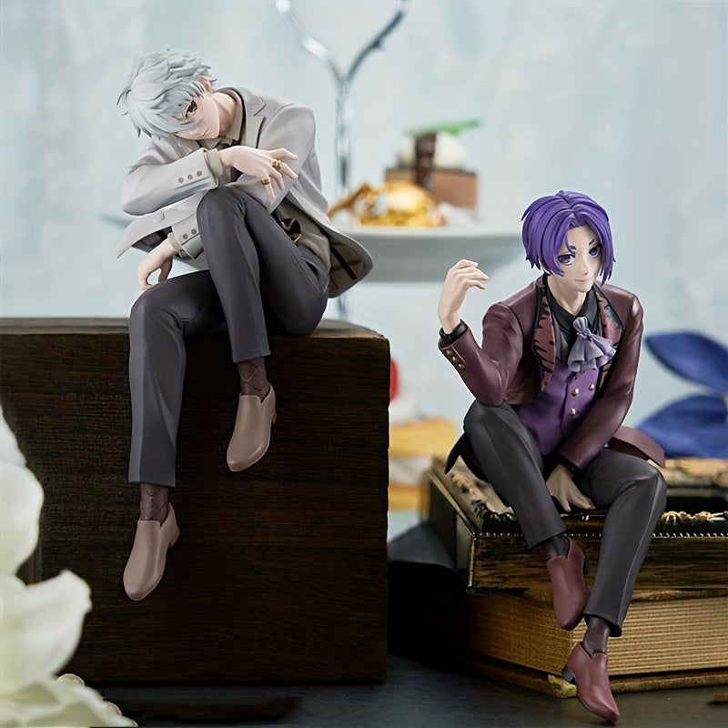 Chibi-Style Anime Figure Collectible Statue - Dynamic Pose & Detailed Shading, Manga Character Model Doll for Display, Ideal Gift for s & (Compatible with Chibi-Fig)