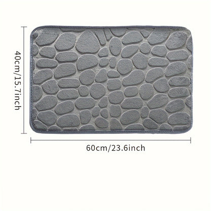 Easy Bathroom Door Mat, Non-Slip Floor Mat for The Bathroom, Absorbent Foot Mat, Soft And Comfortable Mat for The Entrance