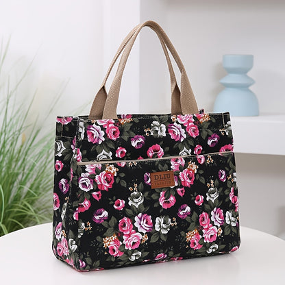 A Versatile Handbag with a Brand New Floral Design, Spacious Enough for Work And Commuting