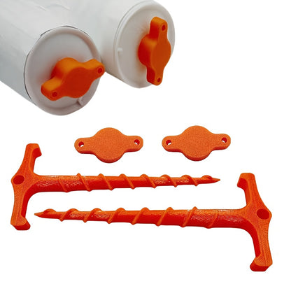 2/3pcs, 2pcs Sealant Caps, 2pcs Sealant Caps And 1pc Sealant Gun Nozzle Cleaner, Adopting Portable And Easy Design, Replaceable Sealing Cover. Prevents Glue from Drying, Cleans Blockages And Residues, Suitable for Home Improvement Projects